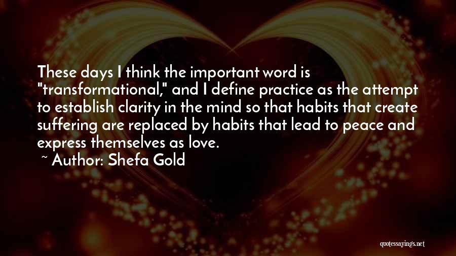 Transformational Love Quotes By Shefa Gold