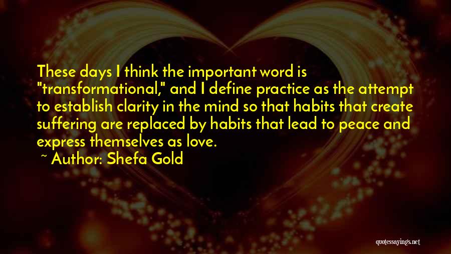 Transformational Quotes By Shefa Gold