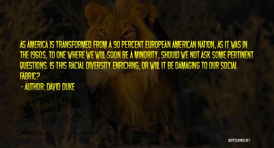 Transformed Quotes By David Duke