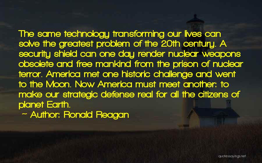 Transforming Lives Quotes By Ronald Reagan