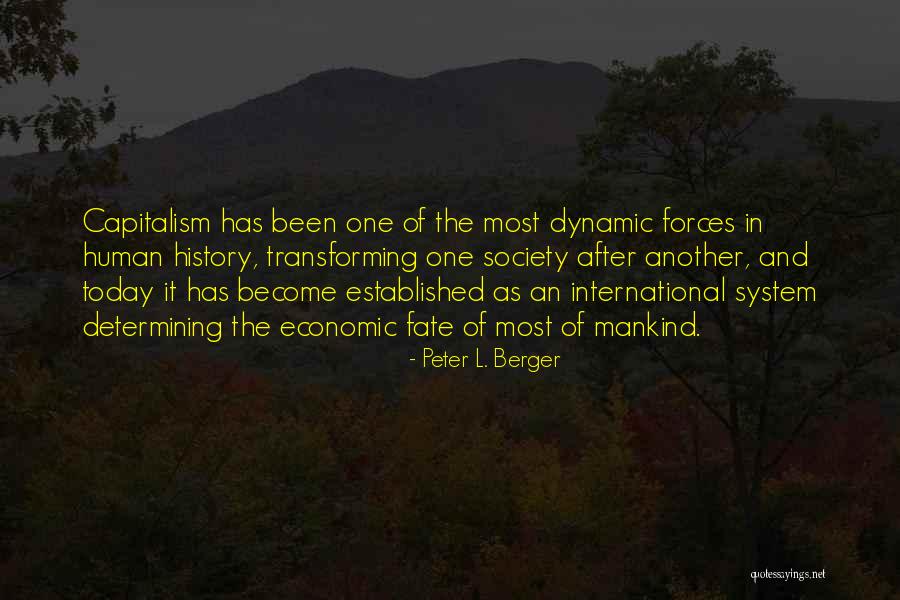 Transforming Society Quotes By Peter L. Berger