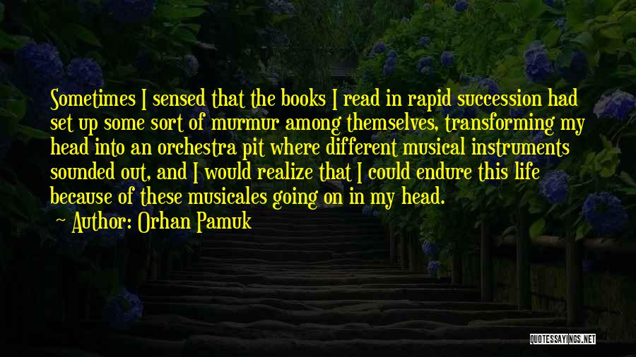 Transforming Your Life Quotes By Orhan Pamuk