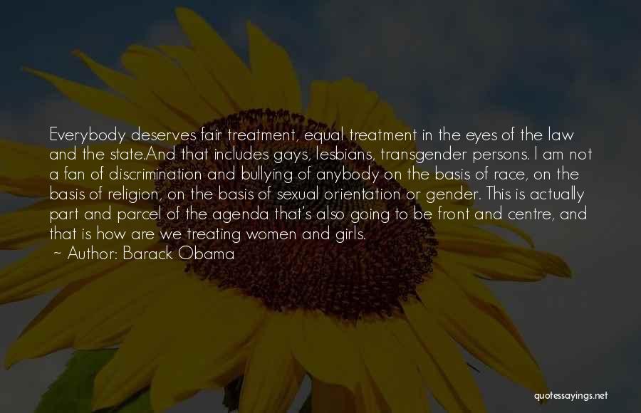 Transgender Gender Quotes By Barack Obama