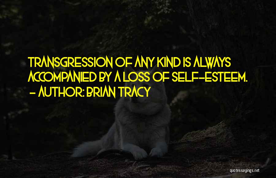 Transgression Quotes By Brian Tracy