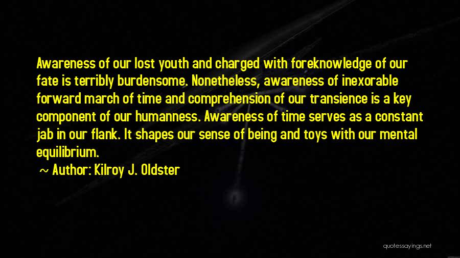 Transience Quotes By Kilroy J. Oldster