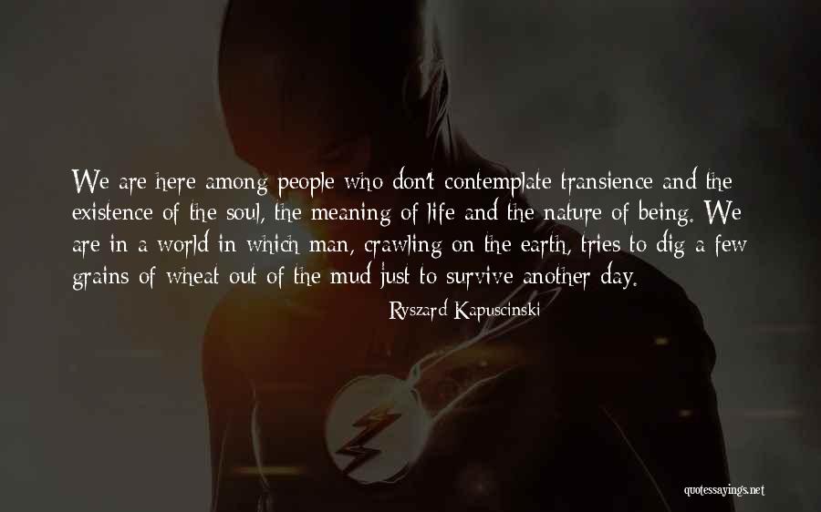 Transience Quotes By Ryszard Kapuscinski