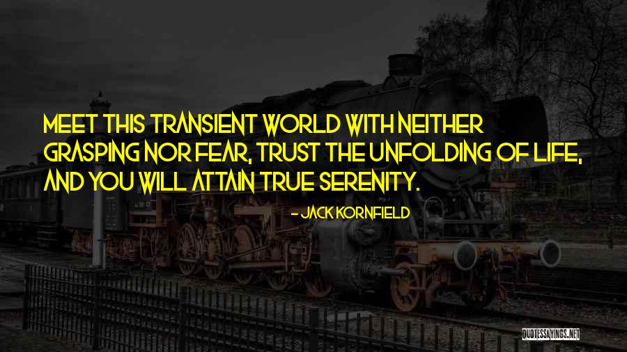 Transient Life Quotes By Jack Kornfield Transient Life Quotes By Jack Kornfield
