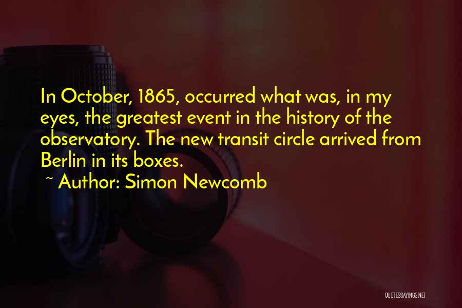 Transit Quotes By Simon Newcomb
