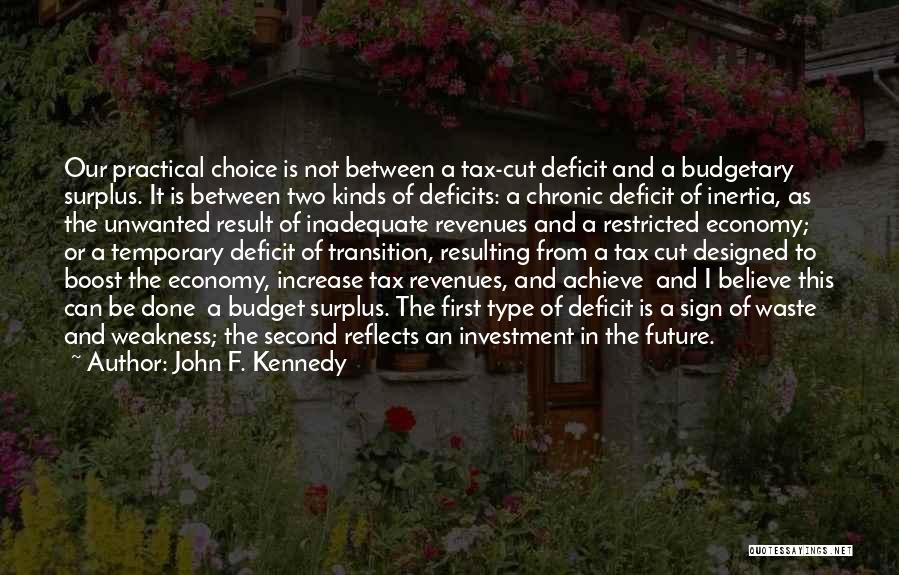 Transition In Between Quotes By John F. Kennedy