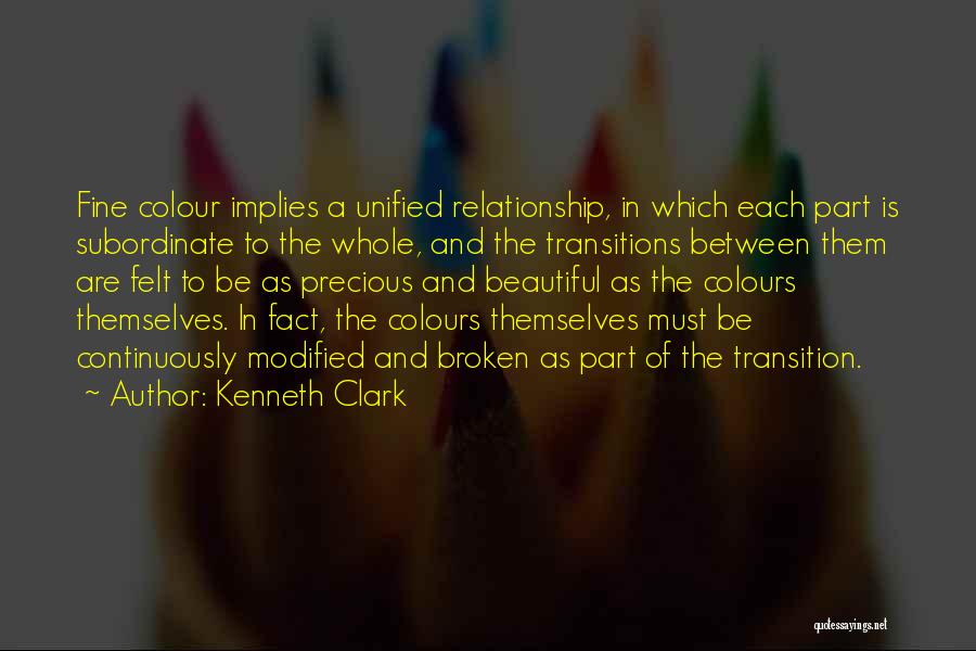 Transition In Between Quotes By Kenneth Clark