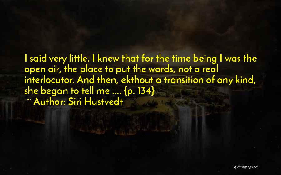 Transition Words With Quotes By Siri Hustvedt