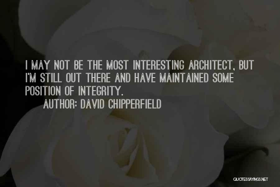 Transitioning From Childhood To Adulthood Quotes By David Chipperfield