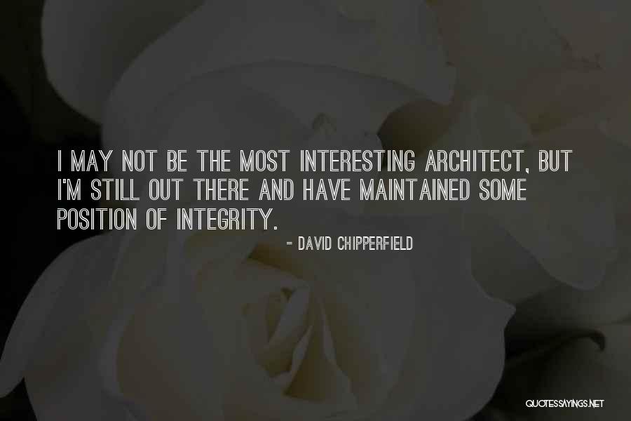 Transitioning From Childhood To Adulthood Quotes By David Chipperfield