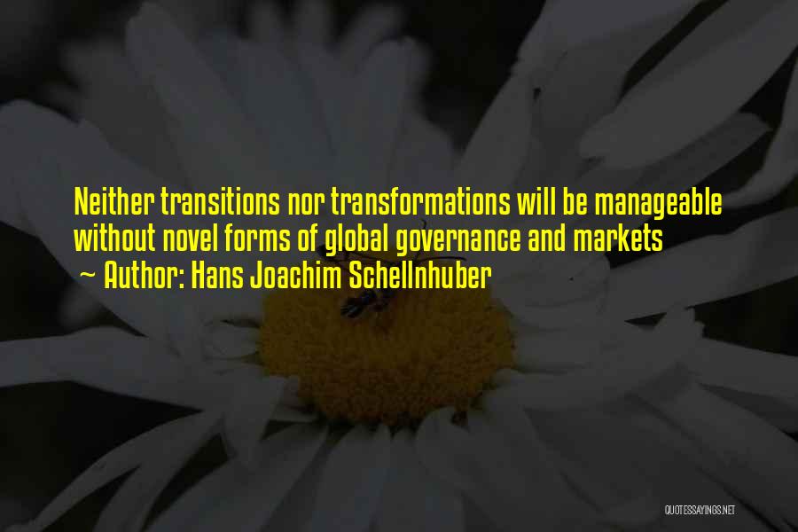 Transitions Quotes By Hans Joachim Schellnhuber