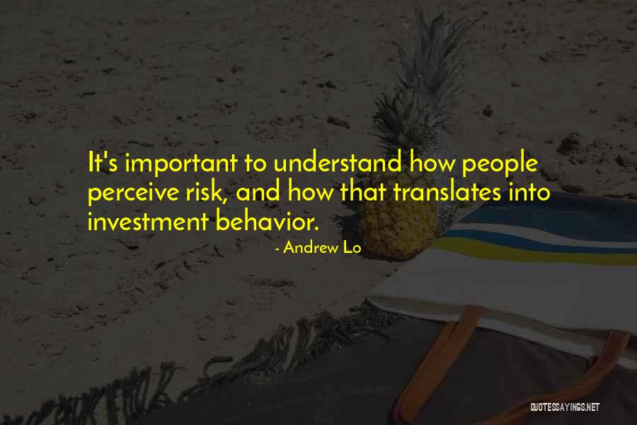 Translates To Quotes By Andrew Lo Translates To Quotes By Andrew Lo