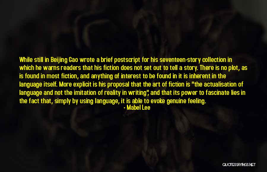 Translator S Note Quotes By Mabel Lee
