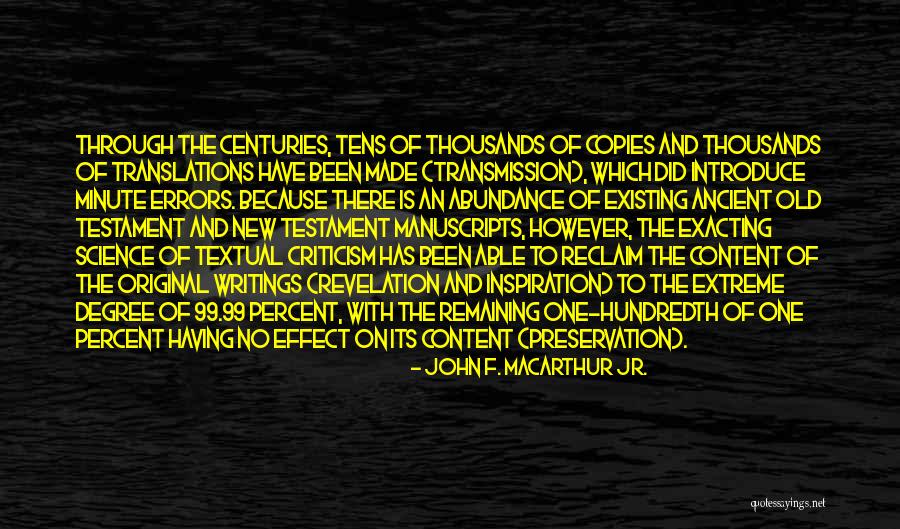 Transmission Quotes By John F. MacArthur Jr. Transmission Quotes By John F. MacArthur Jr.