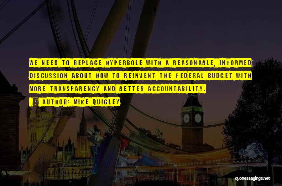 Transparency And Accountability Quotes By Mike Quigley