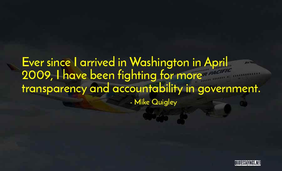 Transparency And Accountability Quotes By Mike Quigley