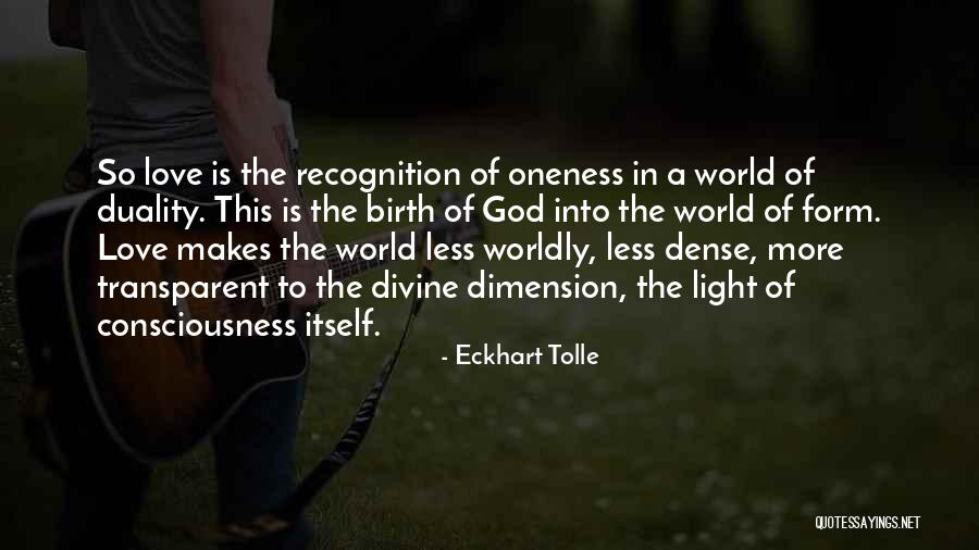 Transparent Love Quotes By Eckhart Tolle
