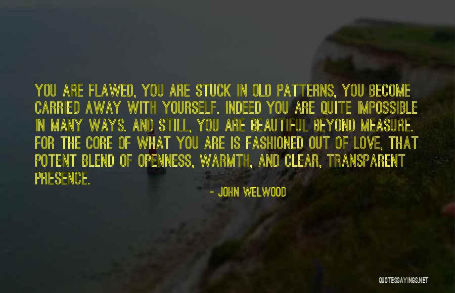 Transparent Love Quotes By John Welwood