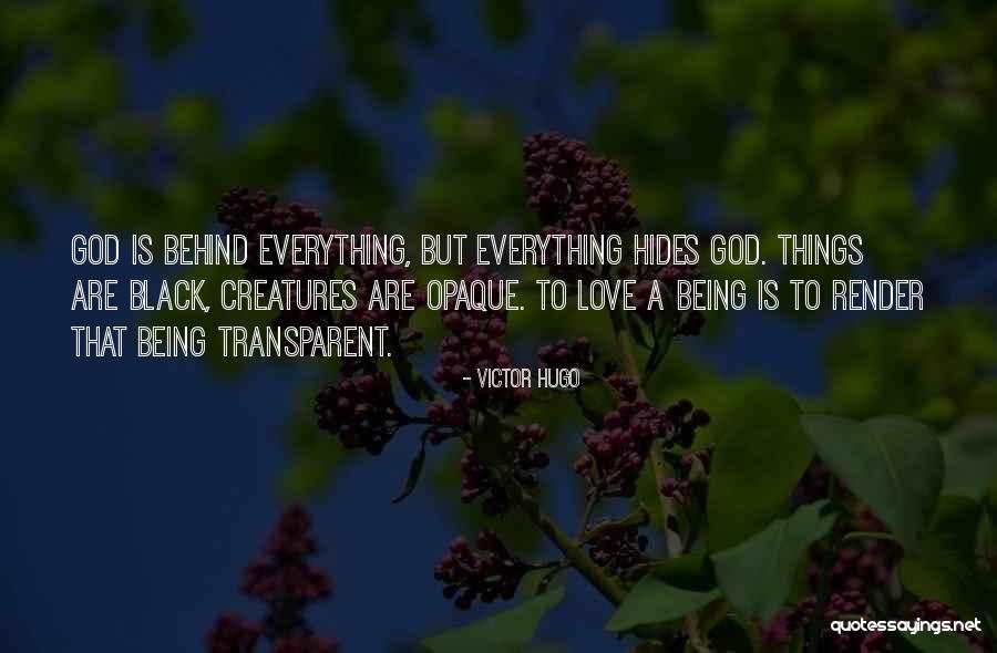 Transparent Love Quotes By Victor Hugo
