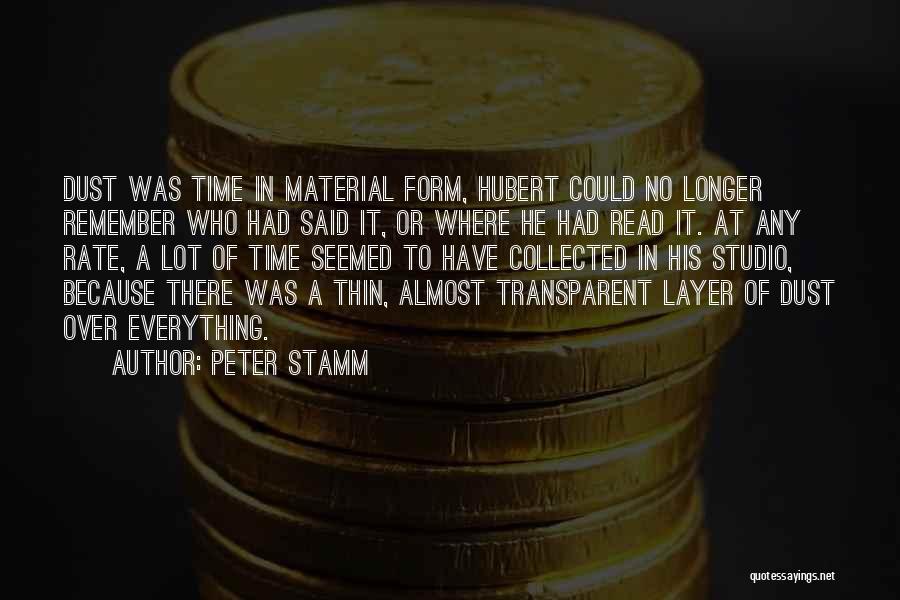 Transparent Quotes By Peter Stamm