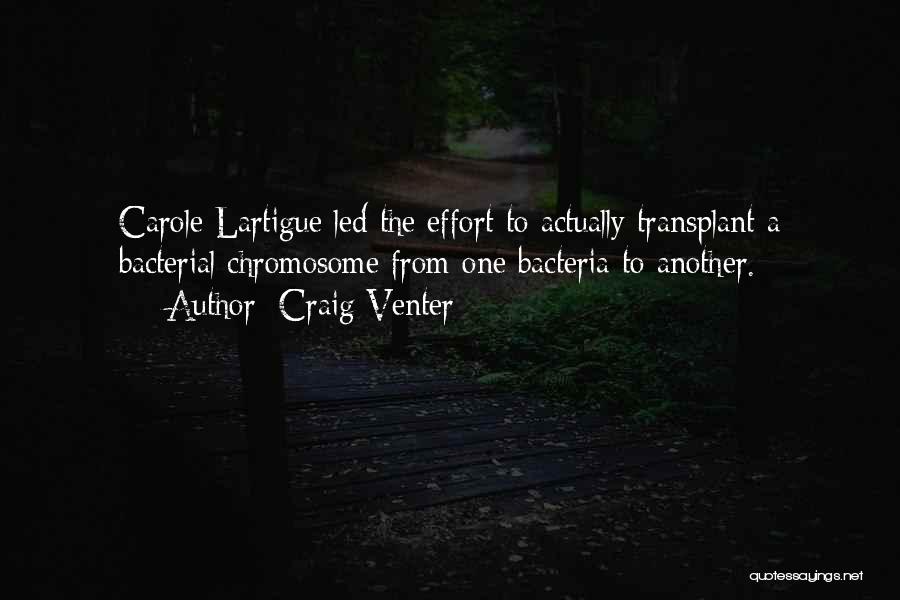 Transplant Quotes By Craig Venter