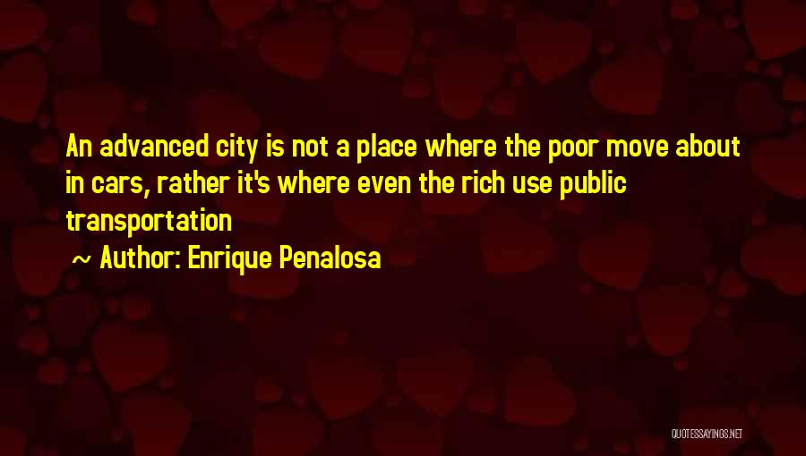 Transportation Quotes By Enrique Penalosa