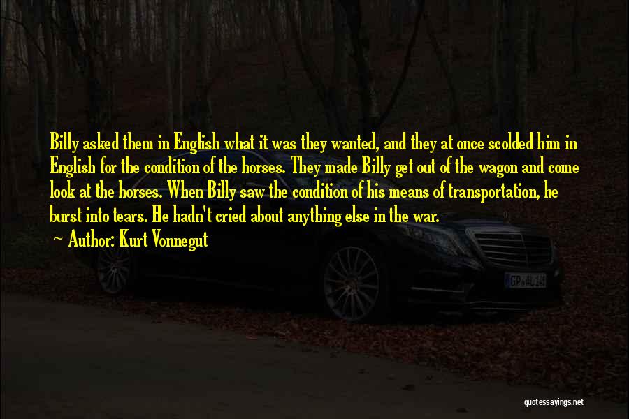 Transportation Quotes By Kurt Vonnegut