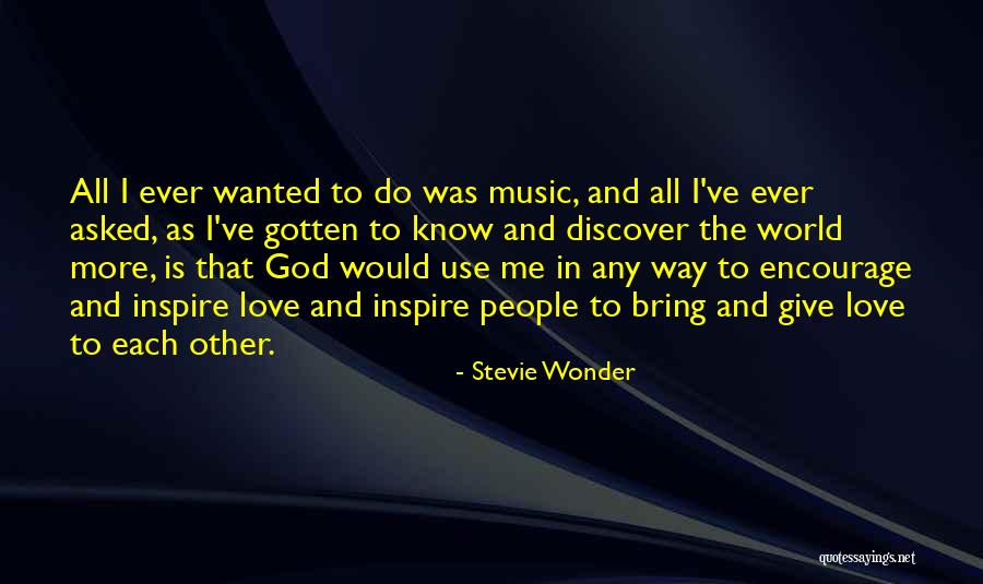 Transtemporal View Quotes By Stevie Wonder