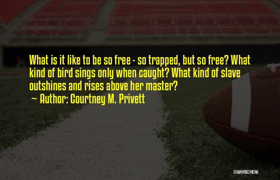 Trapped Bird Quotes By Courtney M. Privett