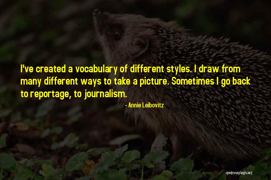 Traude Trieb Quotes By Annie Leibovitz Traude Trieb Quotes By Annie Leibovitz