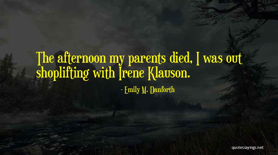 Trauma Experiences Quotes By Emily M. Danforth Trauma Experiences Quotes By Emily M. Danforth