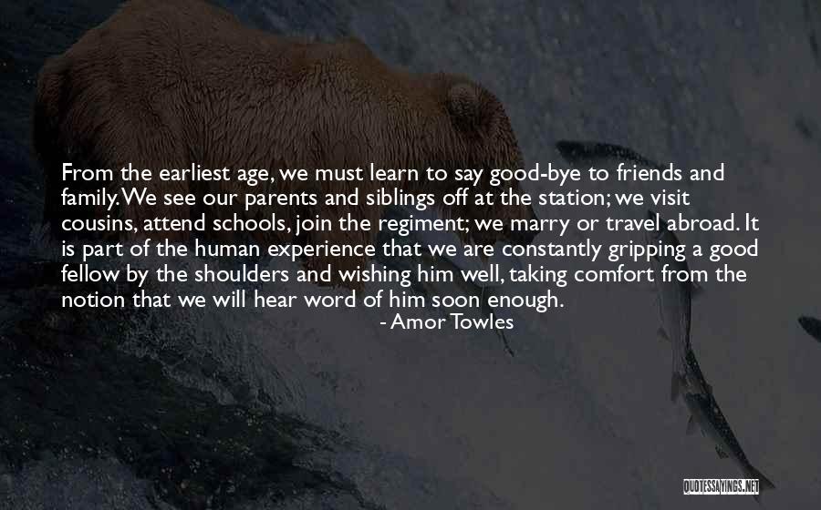 Travel Abroad Quotes By Amor Towles