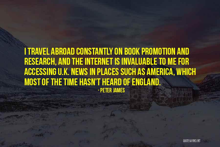 Travel Abroad Quotes By Peter James