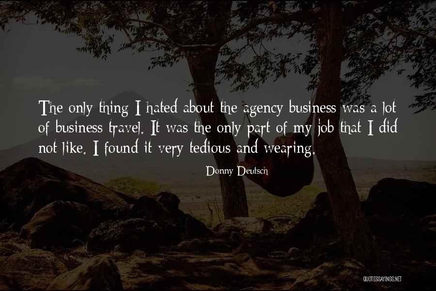 Travel Agency Business Quotes By Donny Deutsch