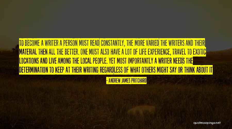 Travel And Diversity Quotes By Andrew James Pritchard