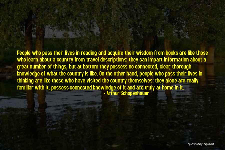 Travel And Reading Quotes By Arthur Schopenhauer Travel And Reading Quotes By Arthur Schopenhauer