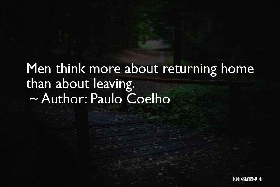 Travel And Returning Home Quotes By Paulo Coelho