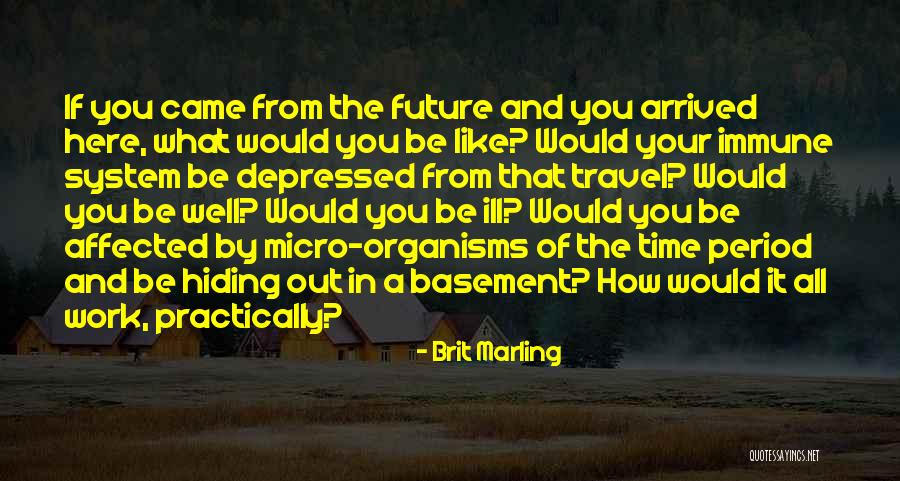 Travel And The Future Quotes By Brit Marling