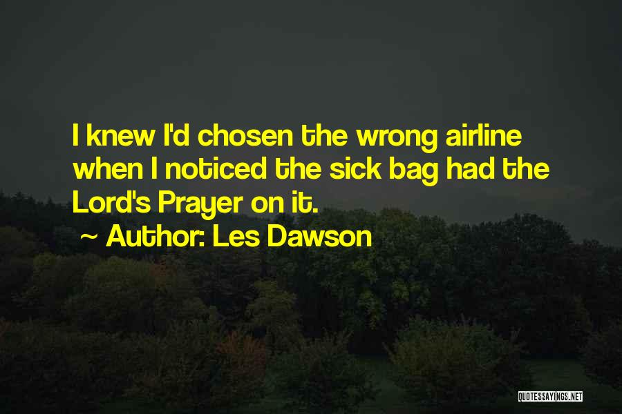 Travel Bag Quotes By Les Dawson