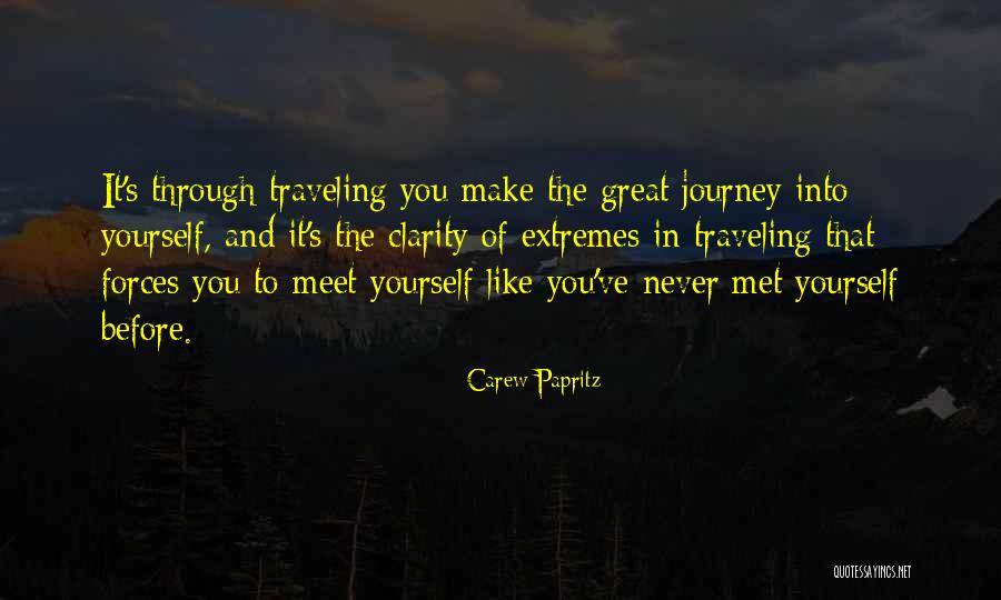 Travel Bloggers Quotes By Carew Papritz