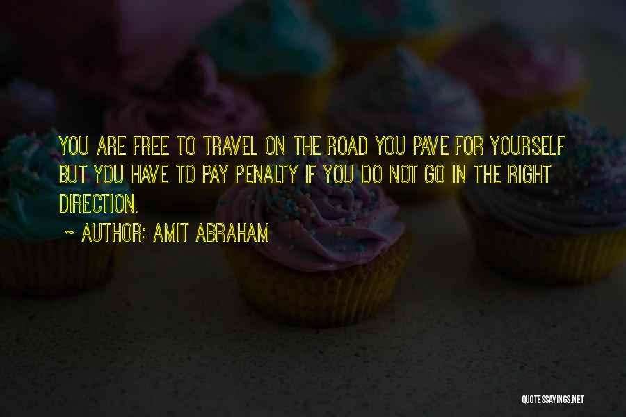 Travel Destination Quotes By Amit Abraham