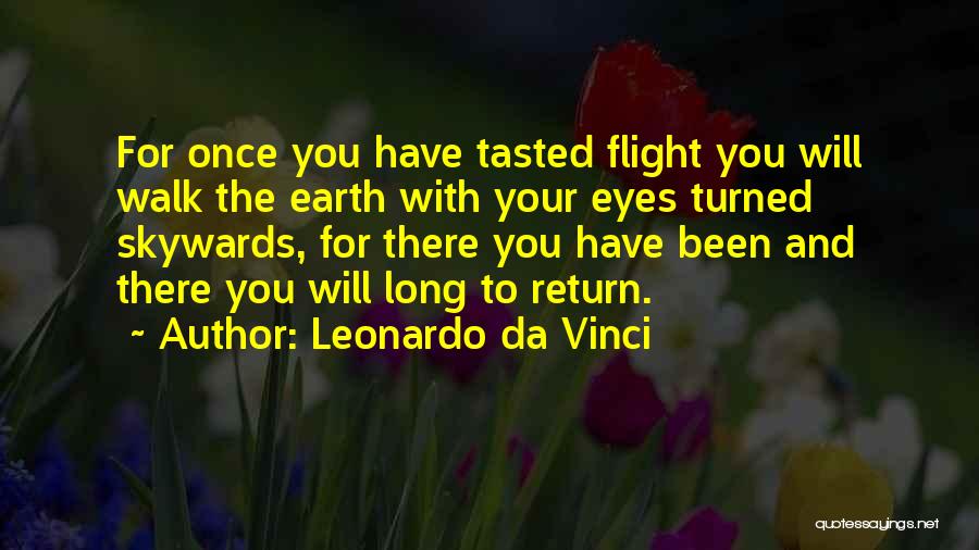 Travel Flight Quotes By Leonardo Da Vinci