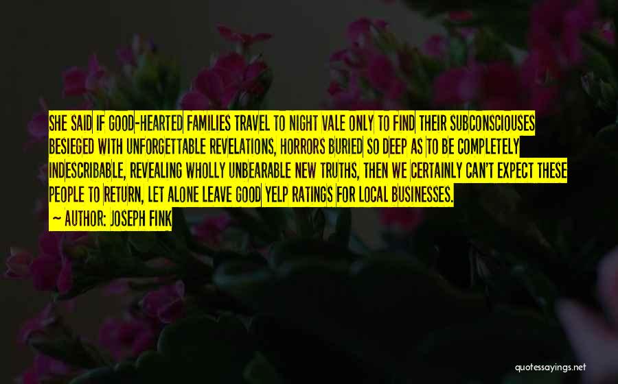 Travel Local Quotes By Joseph Fink