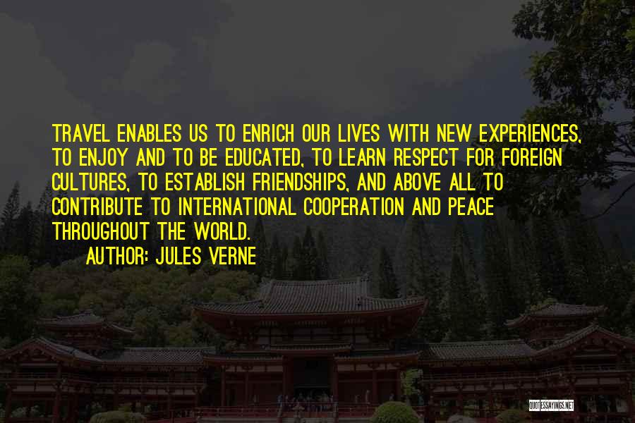 Travel To Learn Quotes By Jules Verne