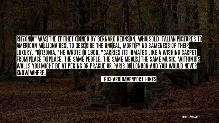 Travel To London Quotes By Richard Davenport-Hines Travel To London Quotes By Richard Davenport-Hines