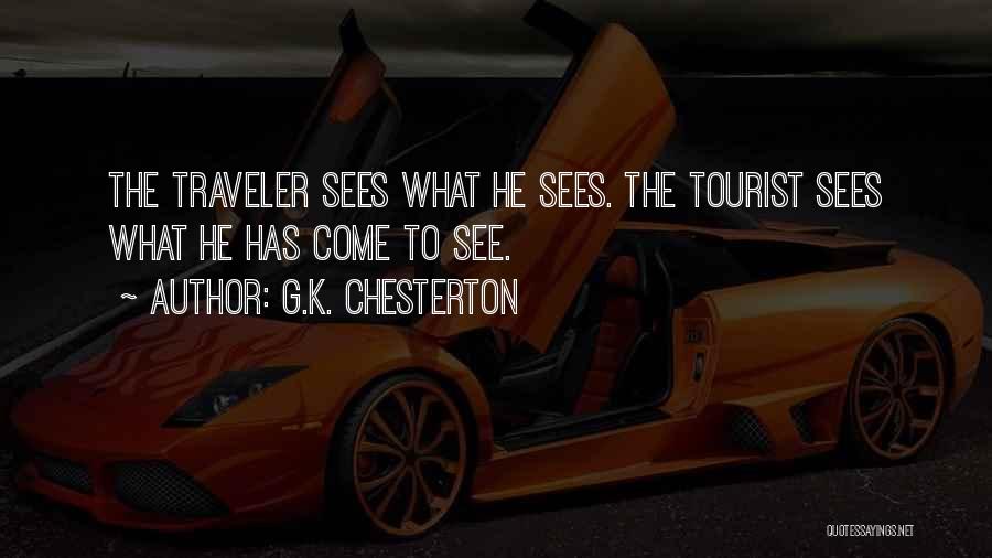 Travel Tourist Quotes By G.K. Chesterton