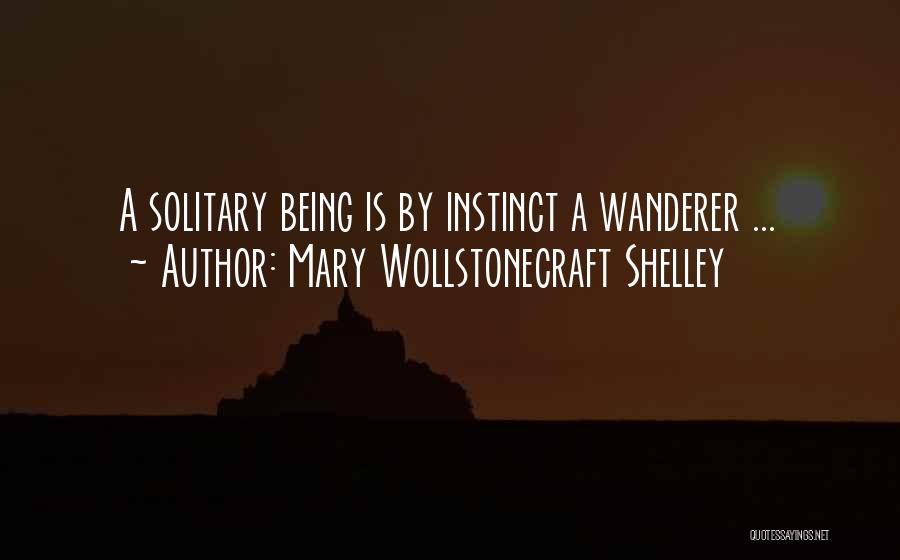 Travel Wanderer Quotes By Mary Wollstonecraft Shelley